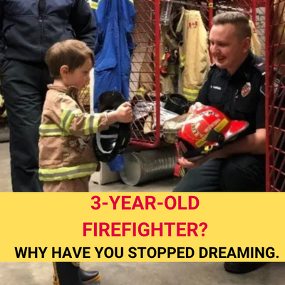 3 Year Old Fire Fighter